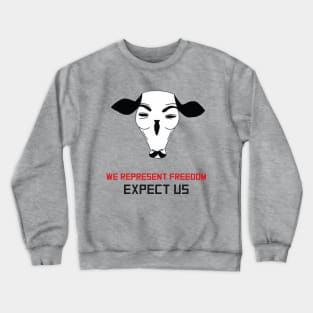 Anonymous cow Crewneck Sweatshirt